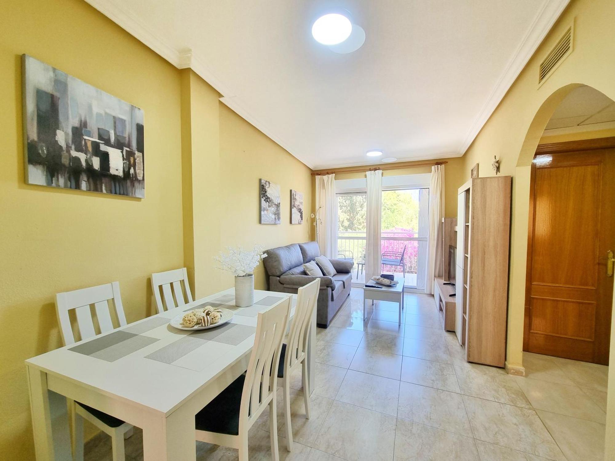 *** Apartamento con jardín, barbacoa y piscina *** Águilas Exterior foto