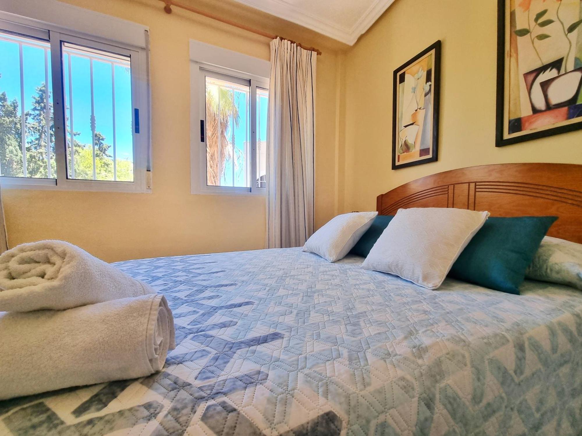 *** Apartamento con jardín, barbacoa y piscina *** Águilas Exterior foto