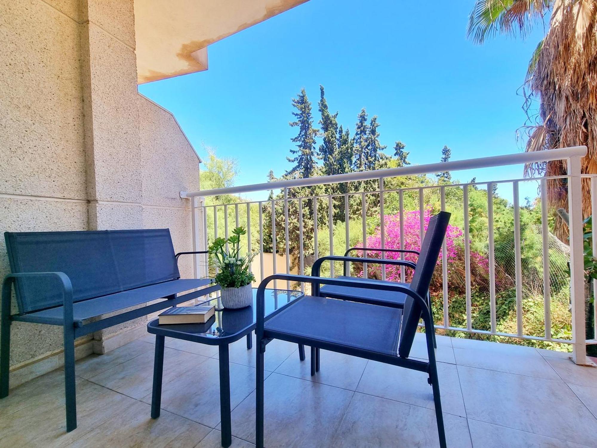 *** Apartamento con jardín, barbacoa y piscina *** Águilas Exterior foto